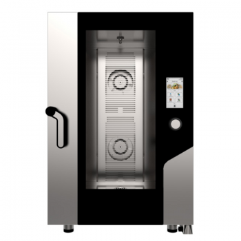 FOUR ÉLECTRIQUE COMBINÉ À CONVECTION ET À VAPEUR À ÉCRAN TACTILE 11 PLAQUES GN 1/1 AVEC CHAUDIÈRE