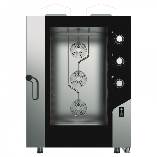 Manual gas combi oven 10 trays - 60 x 40 cm