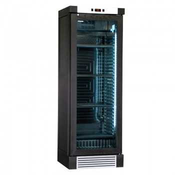 WINE CELLAR COVERED IN ASH WOOD 126 BOTTLES - 65.5 x 63.5 x 188 H cm