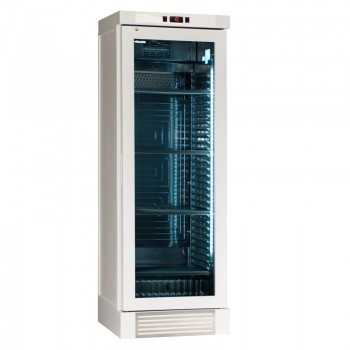 CANTINETTA VINO RIVESTITA IN LEGNO FRASSINO 126 BOTTIGLIE - 65,5 x 63,5 x 188 H cm