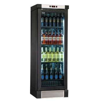 WINE CELLAR COVERED IN ASH WOOD 126 BOTTLES - 65.5 x 63.5 x 188 H cm