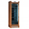 CANTINETTA VINO RIVESTITA IN LEGNO FRASSINO 126 BOTTIGLIE - 65,5 x 63,5 x 188 H cm