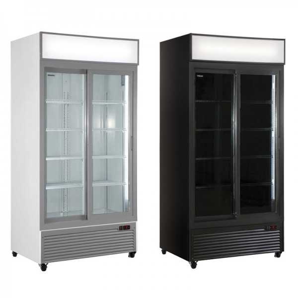 DISPLAY CABINET FOR DRINKS WITH SLIDING DOORS 537 L, DIGITAL DISPLAY | 94 x 61.5 x 198.3 cm