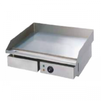 FRY TOP ELETTRICO PIASTRA LISCIA | L.55 x 50 x 24 cm