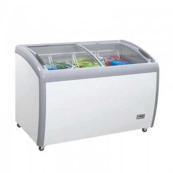 CONGELATORE FRIGO A POZZETTO -18°/+8° C PORTE IN VETRO 300 L | 99 x 70,5 x 87,5 cm