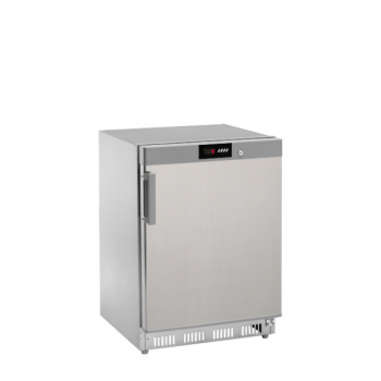 Stainless steel static refrigerated freezer 140 litres