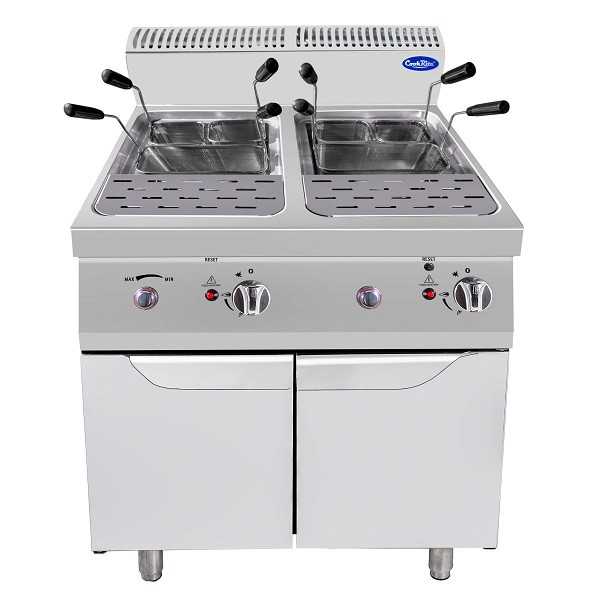 GAS PASTA COOKER 2 WELLS 24+24 L