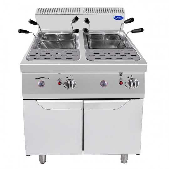 GAS PASTA COOKER 2 WELLS 24+24 L
