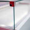 Serve over counter display fridge with straight glass KIBUK, depth 90 cm