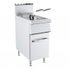 Gas fryer 1 well 15 Lt - L.40 x D.73 x H.90 cm - Power 15 kW