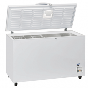 CONGELATORE A POZZETTO CON PORTA A BATTENTE 500 L | 155,5 x 70 x H.85 cm