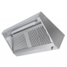 SNACK WALL-MOUNTED HOOD WITH LABYRINTH AND ACTIVATED CARBON FILTERS, WITHOUT MOTOR