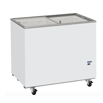 CONGELATORE A POZZETTO CON PORTE IN VETRO SCORREVOLI 300 L | 101,5 x 63,5 x H.89 cm