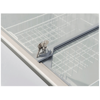 CHEST FREEZER WITH SLIDING GLASS DOORS 500 L | 155.5 x 63.5 x H.89 cm