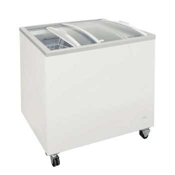 CONGELATORE A POZZETTO CON VETRI CURVI SCORREVOLI 158 L | 72,5 x 63,5 x H.87,5 cm