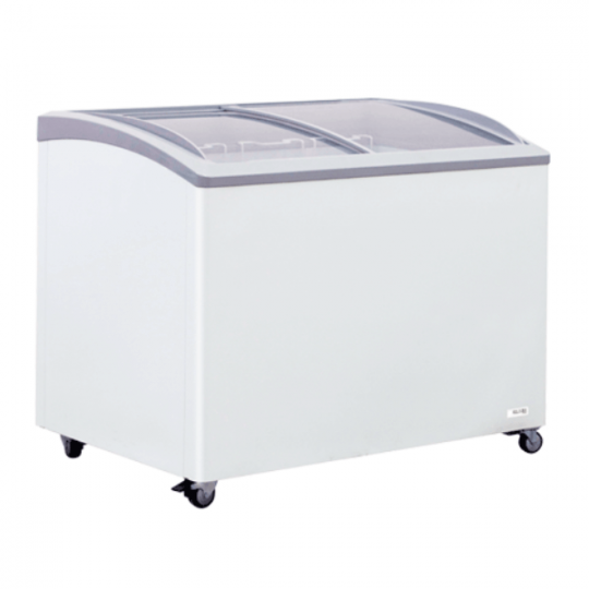 COCKPIT FREEZER WITH CURVED SLIDING GLASSES 300 L | 104.4 x 69.4 x H.85 cm