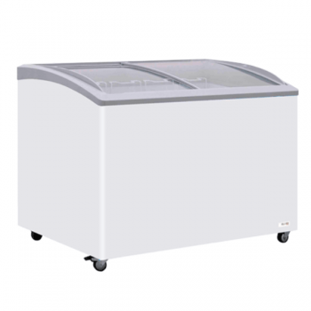 CONGELATORE A POZZETTO CON VETRI CURVI SCORREVOLI 370 L | 124 x 69,4 x H.85 cm