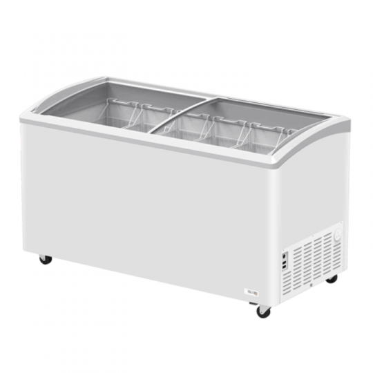 COCKPIT FREEZER WITH CURVED SLIDING GLASSES 475 L | 151 x 69.4 x H.85 cm