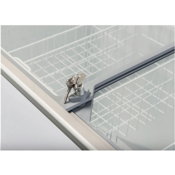 COCKPIT FREEZER WITH CURVED SLIDING GLASSES 475 L | 151 x 69.4 x H.85 cm