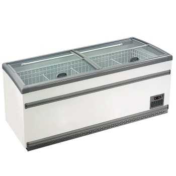 CONGELATORE A POZZETTO CON VETRI DRITTI SCORREVOLI, TERMOMETRO DIGITALE E SBRINAMENTO AUTOMATICO 766 L | 250 x 85 x H.87 cm