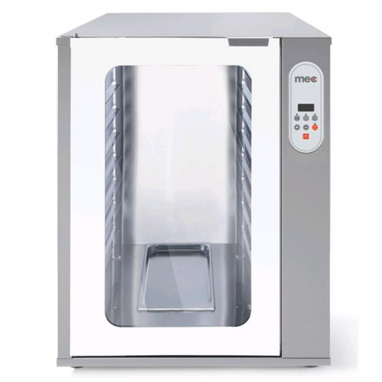 CELLA DI LIEVITAZIONE DIGITALE CON UMIDIFICAZIONE 8 TEGLIE 47x34 CM O GN 2/3 - L.60 x P.69 x H.86 CM