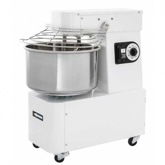 IMPASTATRICE A SPIRALE 10 L 8 kg CON RUOTE E TIMER | IB10
