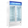 VETRINA FRIGO PER BIBITE 750 L, PORTE A BATTENTE, DISPLAY DIGITALE | 112 x 61 x 196,5 H cm