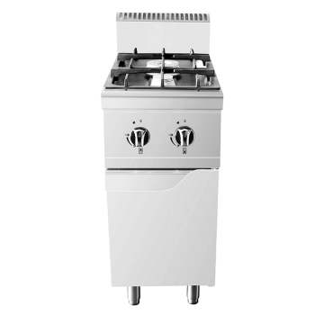 CUCINA A GAS 2 FUOCHI SU VANO PROFONDITÀ 70 CM, POTENZA 14 KW