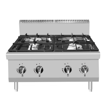 CUCINA A GAS 4 FUOCHI DA BANCO PROFONDITÀ 70 CM, POTENZA 21,5 KW