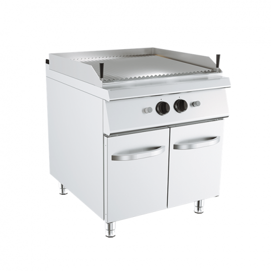 DOUBLE MOBILE GAS LAVA STONE GRILL, DEPTH 70 CM