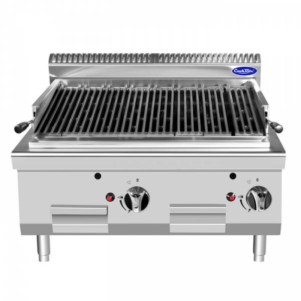 DOUBLE COUNTERTOP GAS LAVA STONE GRILL, DEPTH 70 CM