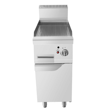 FRY TOP RIGATO A GAS SU VANO PROFONDITÀ 90 CM