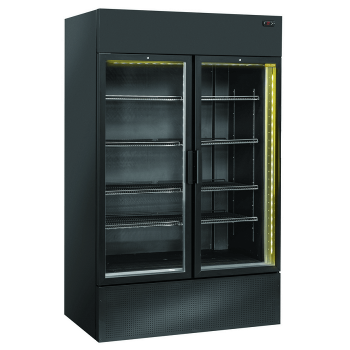 VETRINA FRIGO PER BIBITE A 2 PORTE, DISPLAY DIGITALE 1200 L | 120 x 77 x 203 cm