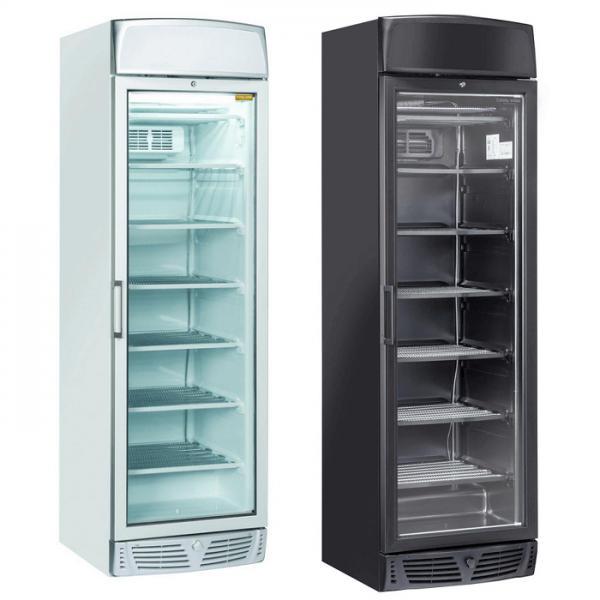 NEGATIVE FRIDGE DISPLAY CABINET FOR PASTRY AND ICE CREAM 300 L, DIGITAL DISPLAY | 60 x 64 x 187.5 cm