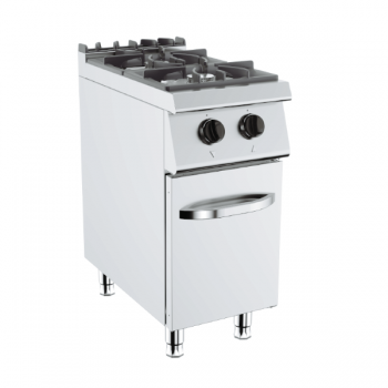 CUCINA A GAS 2 FUOCHI SU VANO PROFONDITÀ 70, POTENZA 13 KW