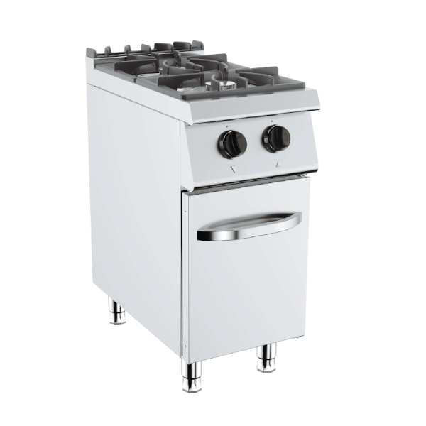GAS COOKER 2 BURNERS ON 70 DEPTH CABINET, POWER 13 KW