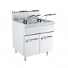 GAS FRYER 15 + 15 LITERS DEPTH 70 CM