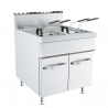 GAS FRYER 20+20 LITERS DEPTH 90 CM
