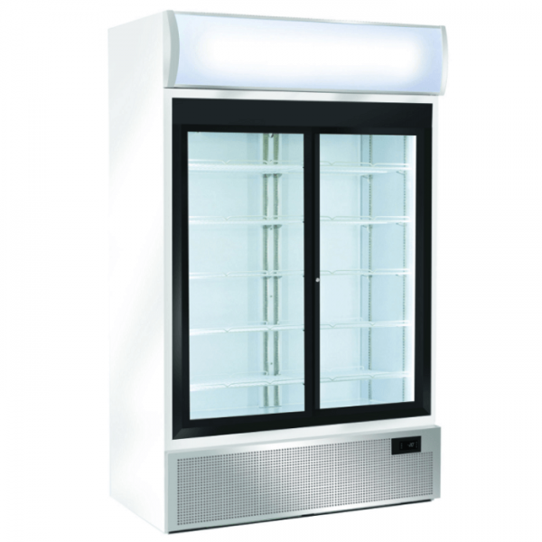 967 L DRINK DISPLAY CABINET, SLIDING DOORS, DIGITAL DISPLAY | 120 x 74 x 200 cm