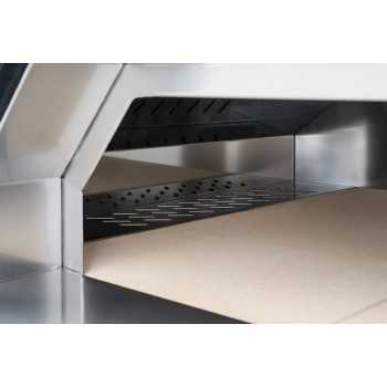 Four à bois pour 4 pizzas, intérieur et extérieur