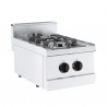 Cuisinière à gaz de comptoir 2 feux, profondeur 60 cm, puissance 6 kW