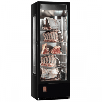 Armoire de séchage de viande de 80 kg avec trois parois vitrées | 67 x 60 x H. 195,5 cm