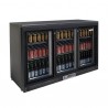 Comptoir arrière réfrigéré 3 portes coulissantes 335 L | 135 x 53,5 x H.92 cm