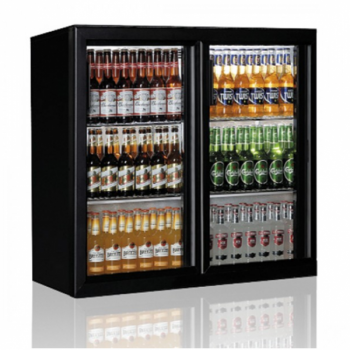 Retrobanco refrigerato con 2 porte scorrevoli 223 L | 92 x 53,5 x H.92 cm