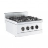 Cuisinière à gaz de comptoir 4 feux, profondeur 60 cm, puissance 12 kW