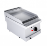 Gas fry top smooth countertop plate, 60 cm depth, 6 kW power
