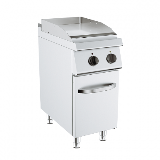 Plaque de cuisson électrique avec plaque lisse sur meuble, profondeur 70 cm, puissance 3,6 kW