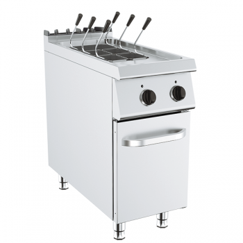 Cuocipasta elettrico 40 L su mobile profondità 90 cm, potenza 9 kW