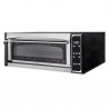 Forno pizza elettrico porta vetro 4 pizze, pannello digitale, 1 camera