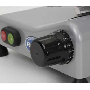 Trancheuse électrique à gravité avec lame de 25 cm, série Lusso